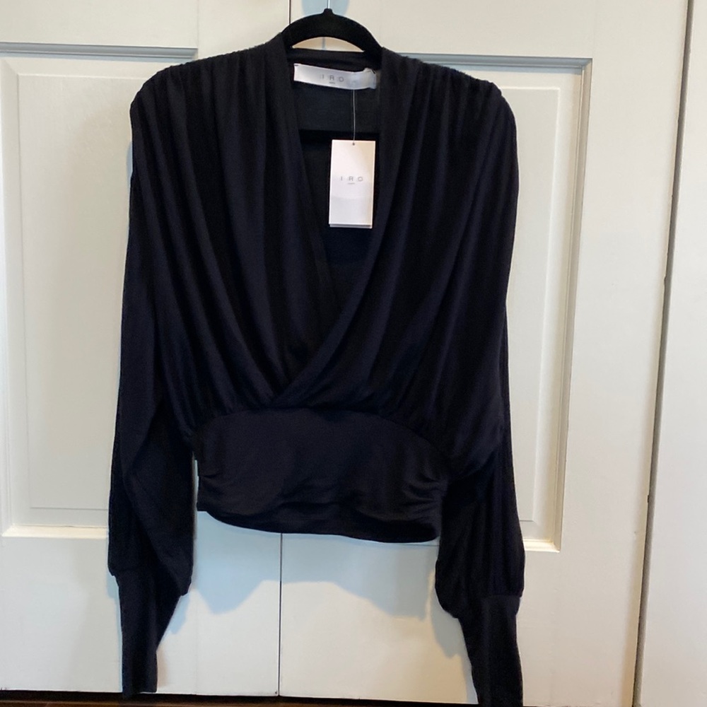IRO Paris, Style :Barbra crossover ruched top